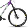 Bicicleta aro 26 Freeride PRO X Mandrake Hiten 21 Velocidades Freio a Disco Aros Vmaxx Roxo Adesivo  - 4