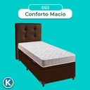Ver imagem 4 de Kit Cama Box Bau + Cabeceira + Colchão Solteiro D23 - D23 - Inducol