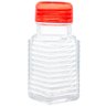 Saleiro de Vidro Borossilicato 80ml Lyor Porta Sal de Mesa Dosador Tampa Plástica Vermelha - 4