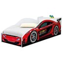 Ver imagem 1 de Cama Carro Solteiro com Bau Vermelho Vitamov