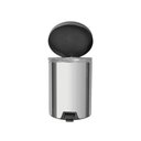 Ver imagem 2 de Lixeira com Pedal New em Aço Inox Polido 12 L Tramontina