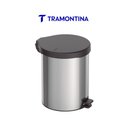 Ver imagem 1 de Lixeira com Pedal New em Aço Inox Polido 12 L Tramontina