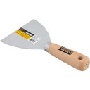 Ver imagem 2 de Espátula Betumadeira Aço Carbono 4" 10cm Cabo Madeira Vonder