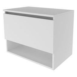 Balcão Gabinete Suspenso para Banheiro Bn3606 Branco - Tecnomobili - 2