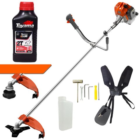 Roçadeira Alta Performance Rl430acntk Tekna 2t 43cc 1,7hp 9.000rpm com Óleo Toyama 2t
