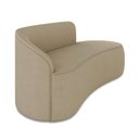 Ver imagem 6 de Sofá 3 Lugares Orgânico 180 Cm Morgan Suede Marrom Rato D03 - D’Rossi