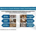 Ver imagem 2 de Armário Aéreo Modulado N551 Adapt C- 1 Porta Nogueira-macadamia - Kappesberg