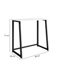 Ver imagem 6 de Mesa Escrivaninha Dobrável para Notebook Aço Fit Preto/branco