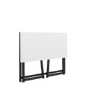 Ver imagem 5 de Mesa Escrivaninha Dobrável para Notebook Aço Fit Preto/branco