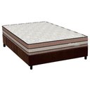 Ver imagem 1 de Cama Box Casal: Colchão Molas Ensacadas Orthoflex Masterpocket Seleto + Base Brown(138x188)