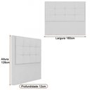 Ver imagem 3 de Cabeceira para Cama Box Queen 160cm Sena Bouclé Off White - Sallar Home