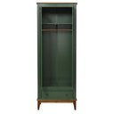 Ver imagem 2 de Armario Malibu 2 Portas e 1 Gaveta Cor Verde com Amendoa 204 Cm - 63567