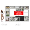 Ver imagem 6 de Armário de Cozinha Completa 330cm Branco/Preto Agata Madesa 02