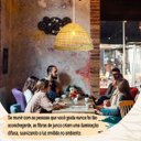 Ver imagem 5 de Pendente em Fibra Natural Junco Artesanal Mesa Boho Nat49