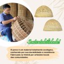 Ver mais imagens de Pendente em Fibra Natural Junco Artesanal Mesa Boho Nat49