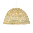 Ver imagem 1 de Pendente em Fibra Natural Junco Artesanal Mesa Boho Nat49