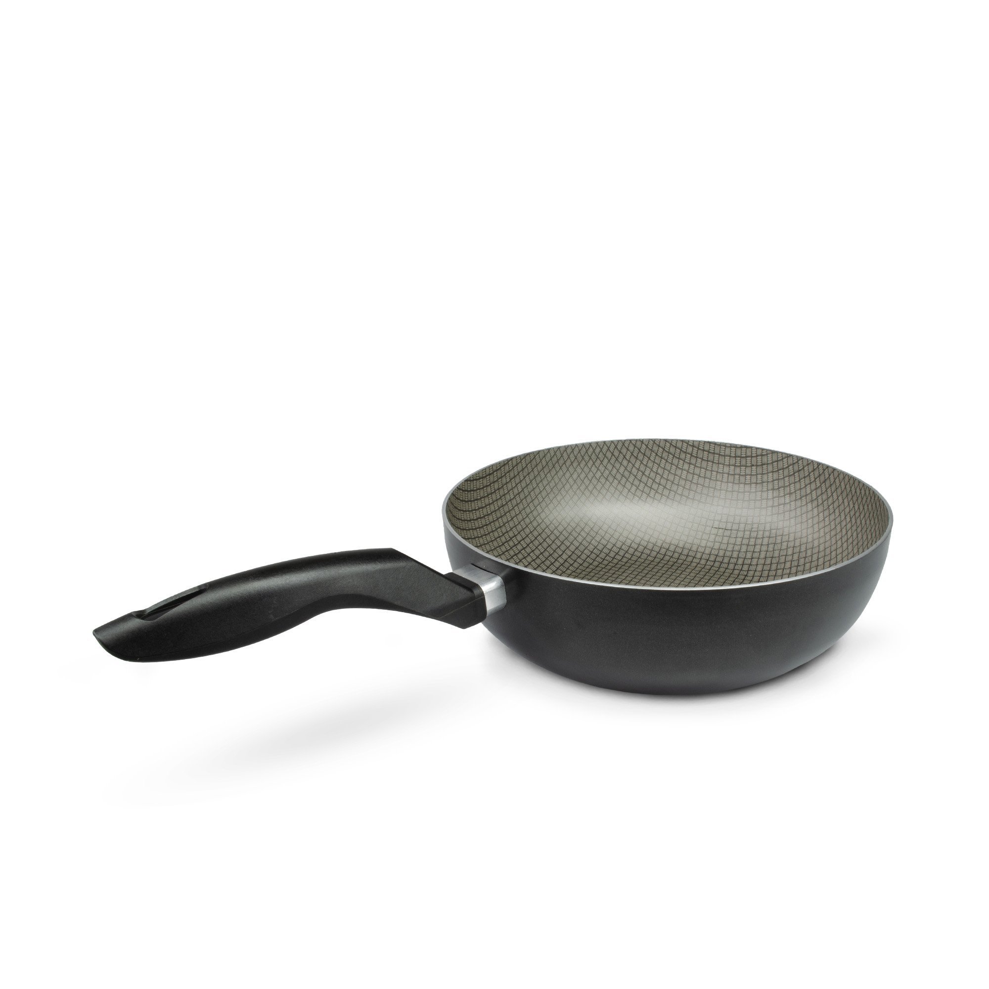 Panela Frigideira Tampa de Vidro Wok 24cm Antiaderente Alumínio - Classy - 6