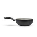 Ver imagem 5 de Panela Frigideira Tampa de Vidro Wok 24cm Antiaderente Alumínio - Classy
