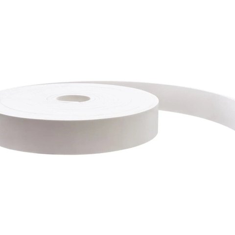 Rodapé Eva Flexível Autoadesivo 7cm x 1cm 15 Metros Veneza Branco Molduraflex