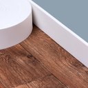 Ver imagem 3 de Rodapé Eva Flexível Autoadesivo 7cm x 1cm 15 Metros Veneza Branco Molduraflex