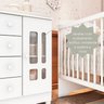 Quarto de Bebê Completo 3 Peças Berço 3 em 1 Eloá - 10