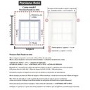 Ver imagem 7 de CORTINA PERSIANA ROLO TELA SOLAR 5% 0,40 Larg X 0,90 Alt:Preto