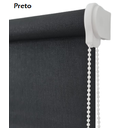 Ver imagem 1 de CORTINA PERSIANA ROLO TELA SOLAR 5% 0,40 Larg X 0,90 Alt:Preto