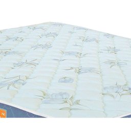 Colchão Queen CASTOR Casal Max Espuma D45 158x198x15cm Branco/Azul - 4 Colchão Queen CASTOR Casal Max Espuma D45 158x198x15cm Branco/Azul - 4