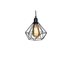 Ver imagem 2 de Pendente Lustre Aramado Diamante Pq Pt Fosco
