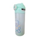 Ver imagem 4 de Garrafa Térmica Infantil Verde 420ml com Tampa de Ursinho e Canudo para Bebidas Quentes e Frias