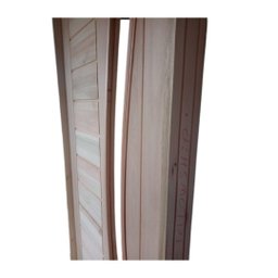 Porta Bbb Pivotante C/ Visor Eucalipto 2,13x0,87 Frainer Bbb Tradicional C/ Visor Arco - 3