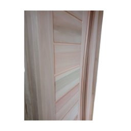 Porta Bbb Pivotante C/ Visor Eucalipto 2,13x0,87 Frainer Bbb Tradicional C/ Visor Arco - 2