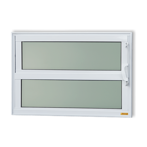 Basculante Alumínio 40 x 80 Elite V.Boreal Branco Brimak