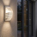 Ver imagem 2 de Kit 4 Luminárias de Parede Arandela Branca Face Dital Decorativa Jardins Garagens Fachadas Halls