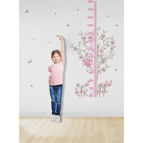 Régua Medidora Floral Menina