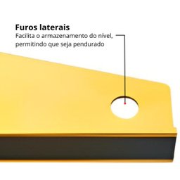 Nível de Mão Nivelamento Magnético Alumínio 14" X 40cm Base com Imã | Fertak - 4