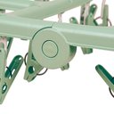 Ver imagem 6 de Mini-varal Retangular Dobrável 32 Prendedores - Verde