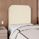 Ver imagem 2 de Cabeceira Solteiro 100 Cm com Frame Alana Suede Bege Artte