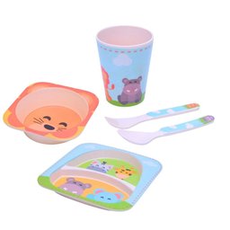 Jogo de Refeição Infantil Eco Safari 5 Peças - Mimo Style - 2