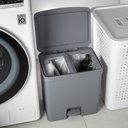 Ver imagem 4 de Lixeira com Pedal Trium 30 L com Duplo Compartimento Preto ou