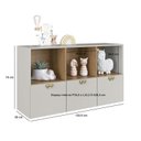 Ver imagem 4 de Cômoda para Quarto Infantil com Nichos Lille Bege/Arenas