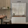 Cortina Renda Cozinha Bule lisa 2,00 X 1,20m Creme - 4
