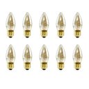 Ver imagem 1 de Kit 10 Lâmpadas Filamento de Carbono Vela C35 E27 40W 2400k 127V Dimerizável