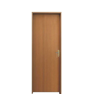 Porta Madeira Lisa Padrão Imbuia C/ Fechadura Comum - Bat 11 - 210cm - 92cm - Esquerda