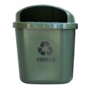 Ver imagem 5 de Cesto Individual Coleta Seletiva 40 L Para Poste Ou Parede:Vermelho