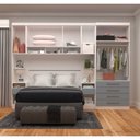 Ver imagem 2 de Guarda Roupa Dormitório Modulado Alpes Casal 1,58 m Queen - Roupeiro Luciane M02:Azul