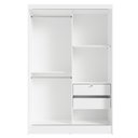 Ver imagem 7 de Kit Guarda-roupa Infantil Max 2 Portas de Correr + Cômoda Branco Madesa