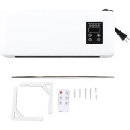 Aquecedor Refrigerador Portatil Parede Ventilador Seca Roupa Ar Condicionado Controle Vento Frio que - 7