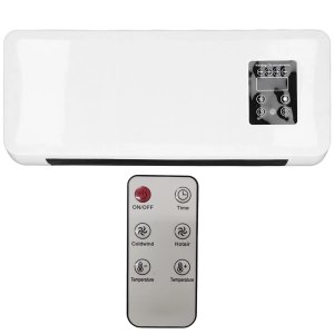 Aquecedor Refrigerador Portatil Parede Ventilador Seca Roupa Ar Condicionado Controle Vento Frio que