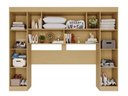 Ver mais imagens de Guarda-Roupa Casal Modulado de Canto com Espelhos 9 Portas 2 Gavetas Multimóveis Madeirado/Cinza